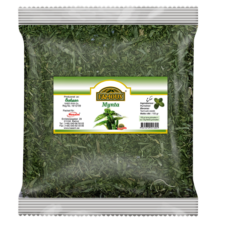 Torkade Mynta 20 x 150g